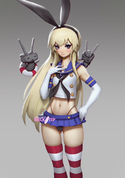 Shimakaze - Kancolle by ZeroNis 