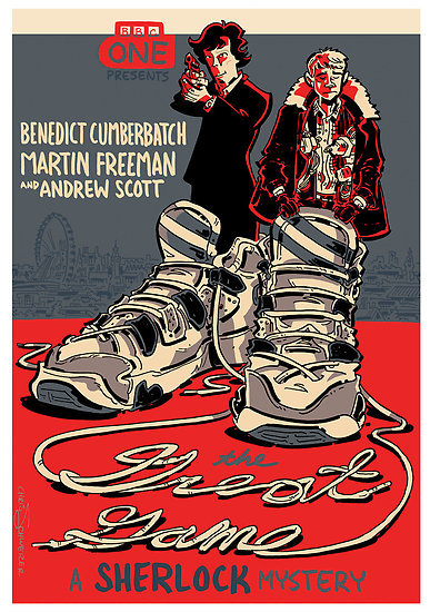 becks28nz:  Vintage Posters - Sherlock by Chris Schweizer  