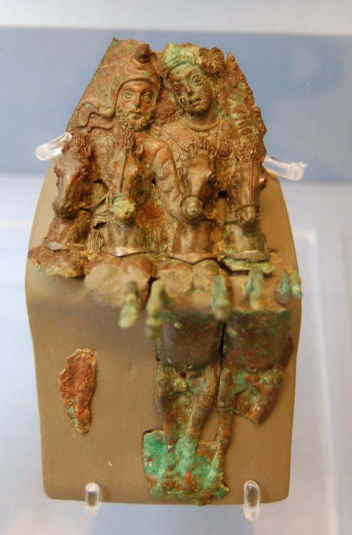 Porn photo ancientpeoples:  Bronze repoussé ornament