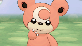 axew:  Teddiursa: This cute, cuddly Pokémon