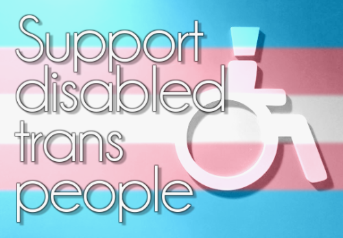 realtransfacts: Support disabled trans people (img source)