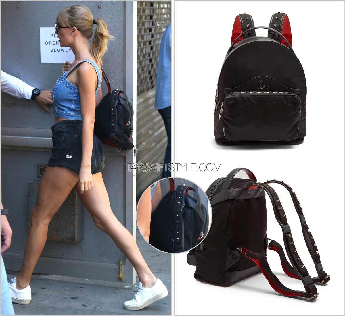 Taylor Swift Midnights Backpack Orange & Blue NEW