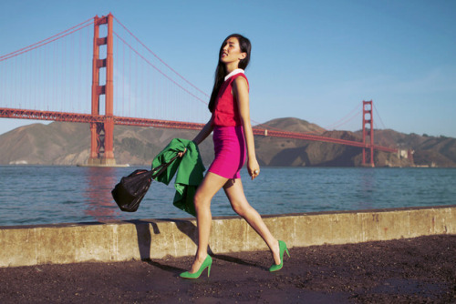 Golden Gate Girl stiletto heel, pointed toe, asian, pumps from HeelsFetishism