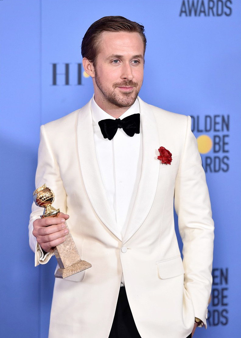 ryangoslingsource:  Ryan Gosling poses in the press room during the 74th Annual Golden