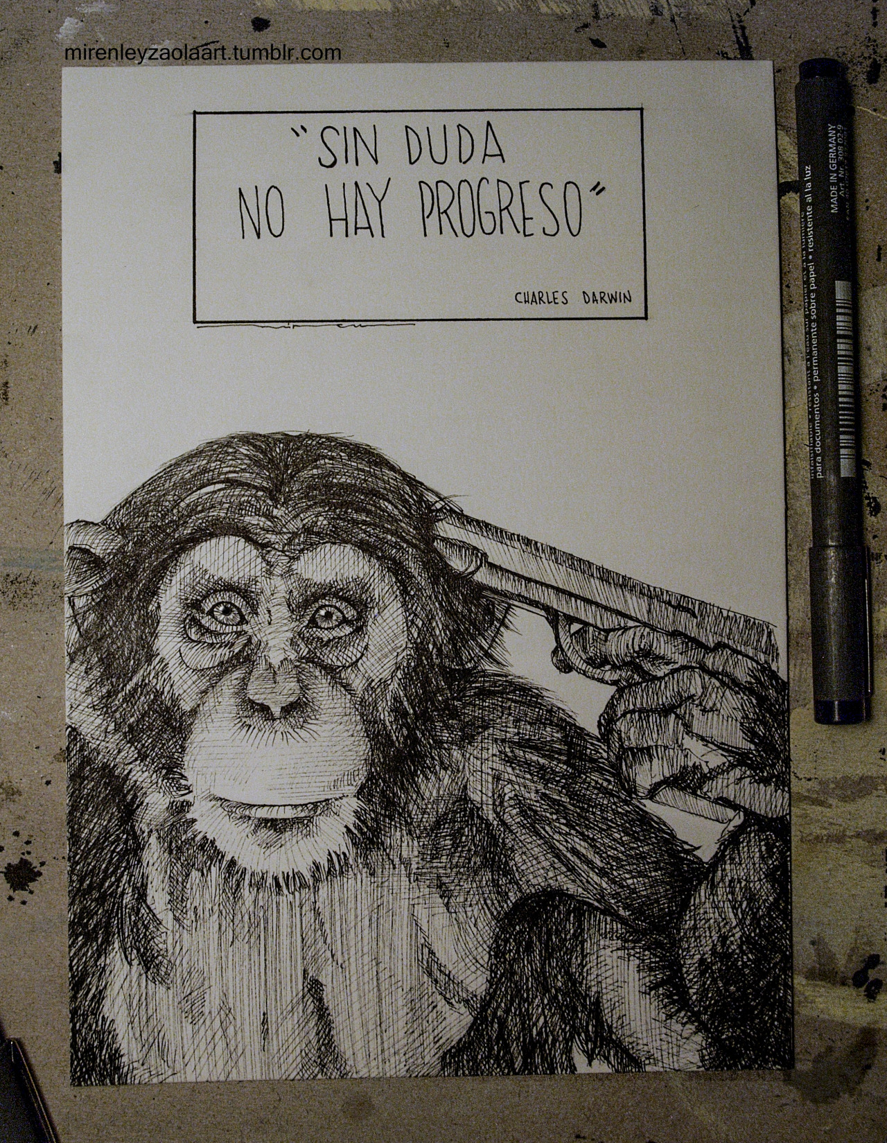 mirenleyzaolaart:  DIA-7 #inktober #inktober2014