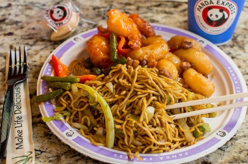 cravingsatmidnight: Panda Express Shrimp & Chow Mein