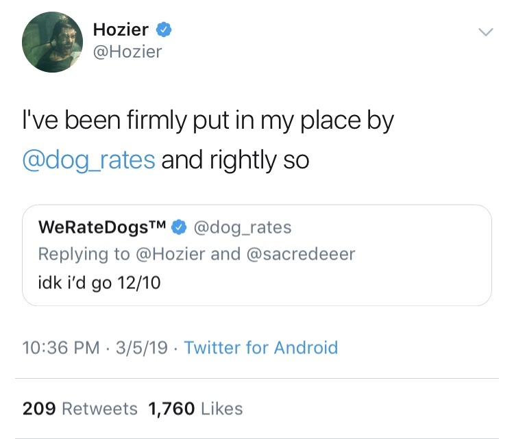 11mm: 1200000/10 to hozier 
