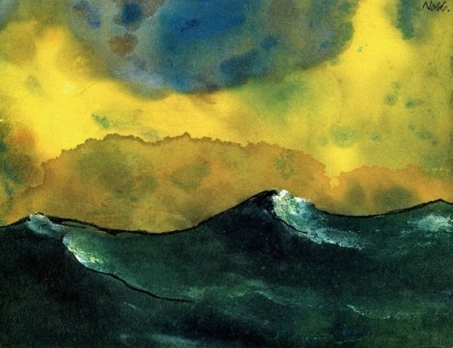 rickstevensart:Emil Nolde | Green Sea | 1938-1945