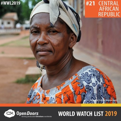 The Central African Republic (CAR) has jumped 14 places on Open Doors’ World Watch List of countries
