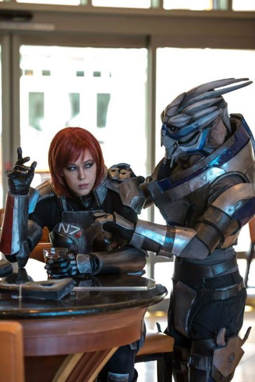 greatcosplay:  Shepard and Garrus 