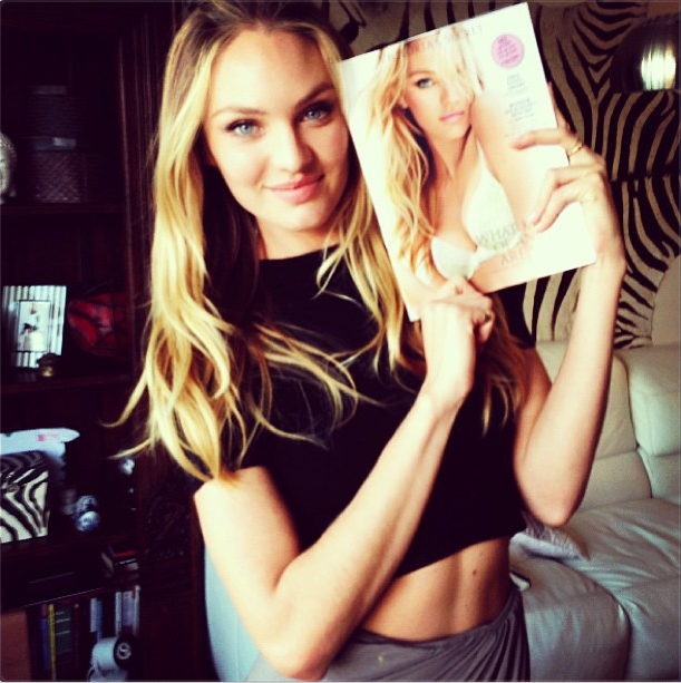miel-doux:  sexycandiceswanepoel:  angelcandices Such a great end to this day. #gotmail