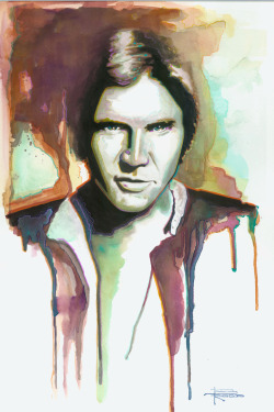 starwars:  Spotlight Of The Week - Han Solo (art by Brian Rood)