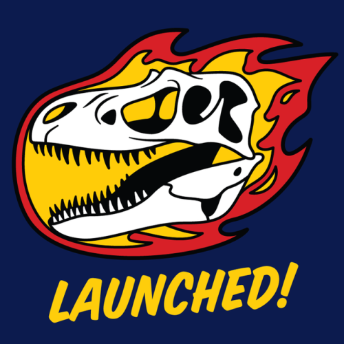 davidorogenic:Very excited to launch my Kickstarter campaign for my new set of Flaming Dinosaur Skul