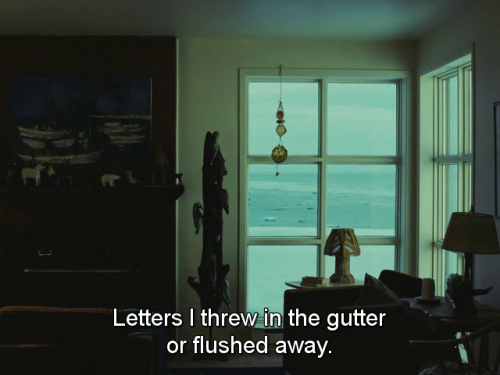 wishfor-infinity:  ”I think I wrote a thousand letters, that time.” Laurence Anyways. 