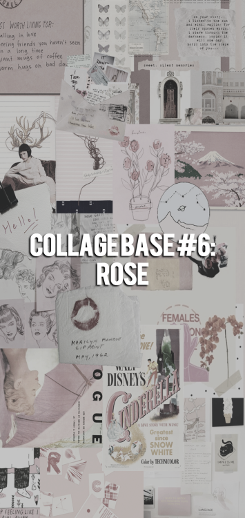 collage base #6: rosé by GOLDTEMPLATES ⇾ like or reblog if you download it⇾ please, do not re