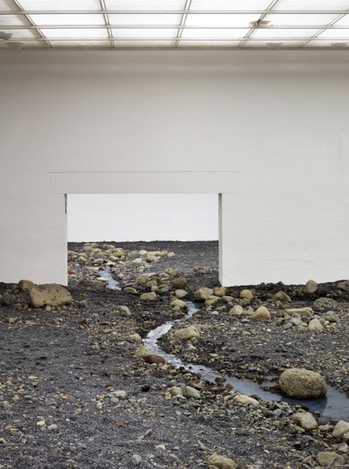 lizzo-official:  Olafur Eliasson installs gigantic riverbed in Danish museum