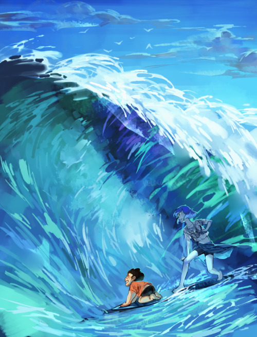 velocesmells:I’d like to think that Lapis would like to surf