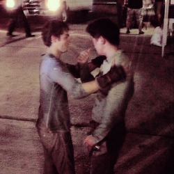 kitkatminho:theglade-escape:bloodynewton-blog:ki-hong crying and dylan comforting him on the last day of filming the maze runner movieI’d cry too I mean have you seen the behind the scenes?! It looks like it was the best experience ever.this is the