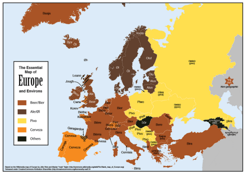 How To Say Beer Around Europe.