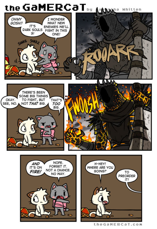 The GaMERCaT  Gamer cat, Fun comics, Cat comics