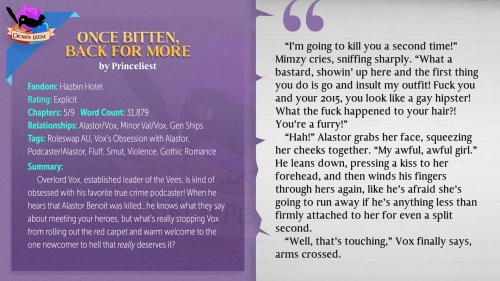 Chapter Five Of Once Bitten, Back For More Is Here! :) Patience? Never Met Her!