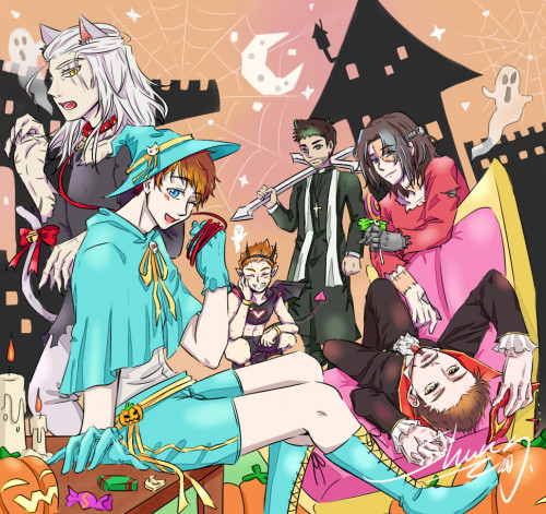 seijishunart: Happy Halloweennn~ 