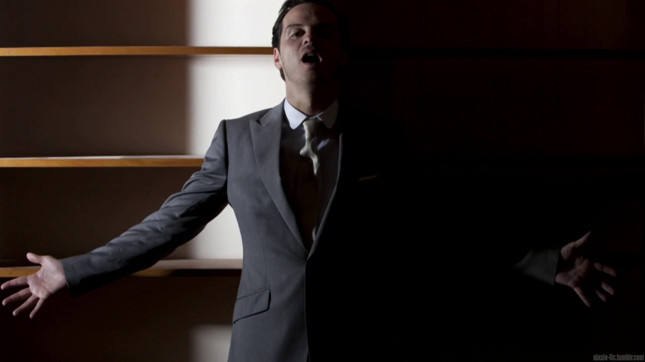 nixxie-fic:  Oh My Good Lord! *fans self* Promo Pictures - Andrew Scott as Jim Moriarty