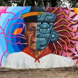 neomexicanismos: Pitao Cozobi, agricultor dios del maíz de la cultura zapoteca. Artista: bit.ly/IrvingCano