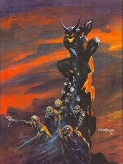 brudesworld:  Bernie Wrightson back cover art from Badtime Stories, 1972
