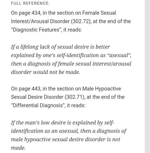 pohlarbearpants: The American Psychological Association has officially removed asexuality as a Hypoa