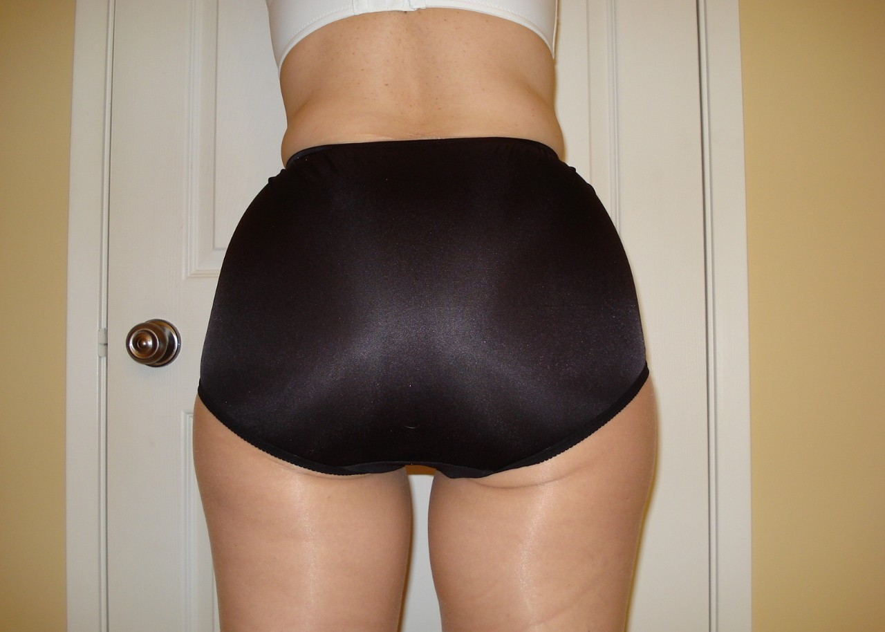 full back satin panties