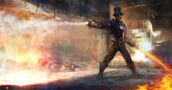 quarkmaster:  steampunk version of IronMan for Brainstorm :: CHALLENGE 14 IVAN KASHUBO @kashivan