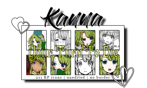 ⌠ 211 rp icons ⌡ - Kanna Kizuchi of Your Turn To DieCharacter: little bucket head Kanna KizuchiFando