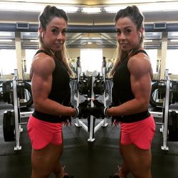 musclegirlsinmotion:  @ksfitness1 Back at it 💪😁 New game plan, one year until next years Nationals, one year to come in looking that much better, that much more beast 👌🏼😈 #monstergym #teammea #ilbolero #teamsorefreaks #teamblue #jacked