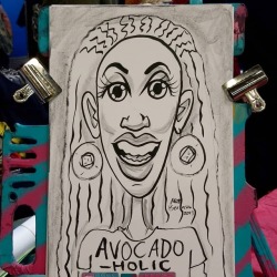 Ready To Do Caricatures At Today&Amp;Rsquo;S Black Market! We&Amp;Rsquo;Re Here Till
