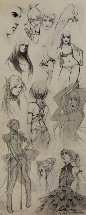 alldrawtut:  Charlie Bowater 