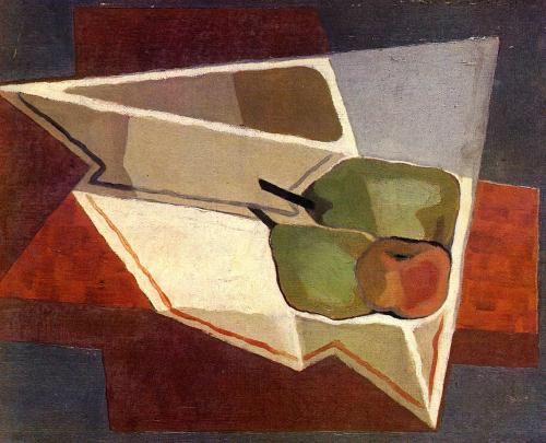 artist-gris:Fruit with Bowl, 1926, Juan GrisMedium: oil,canvas