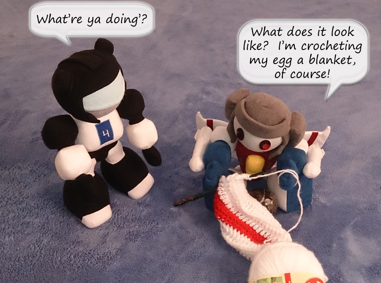 ebonykain:  ladydragon76:  goodnyte:  ladydragon76:  Starscream stole my new crochet