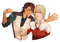 Buddens:kotetsu Is Trying To Get Some Extra Kisses This Year From Barnaby… Merry