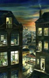 night-and-dreams:Phil Lockwood-Office at night
