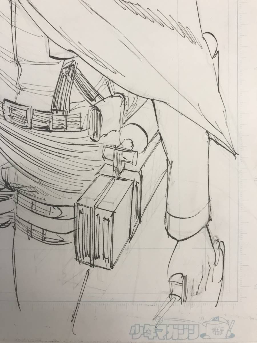 snknews: Original Isayama Hajime Sketch of Levi Being Auctioned to Benefit AIDS