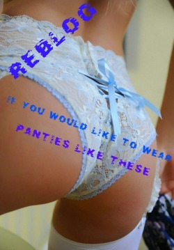 sissystable:Would you like to have an ass that looked this good in panties ???