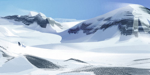 some simple wintery studies