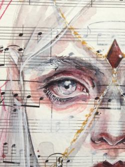 agnes-cecile:  Detail Music Sheethttps://www.facebook.com/agnescecile