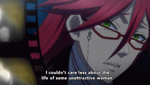 victorydanceblog:  Filler done right. Grell Sutcliff being Epic in Episode 9 of Book of Circus.  *EDIT*-September 8th-Corrected 2 gif images that we’re too large for tumblr. Should be working right now