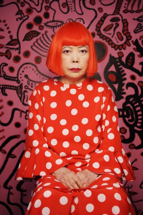 ottydots: camewiththeframe: Famed Japanese artist, Yayoi Kusama, who for almost 90 years has express