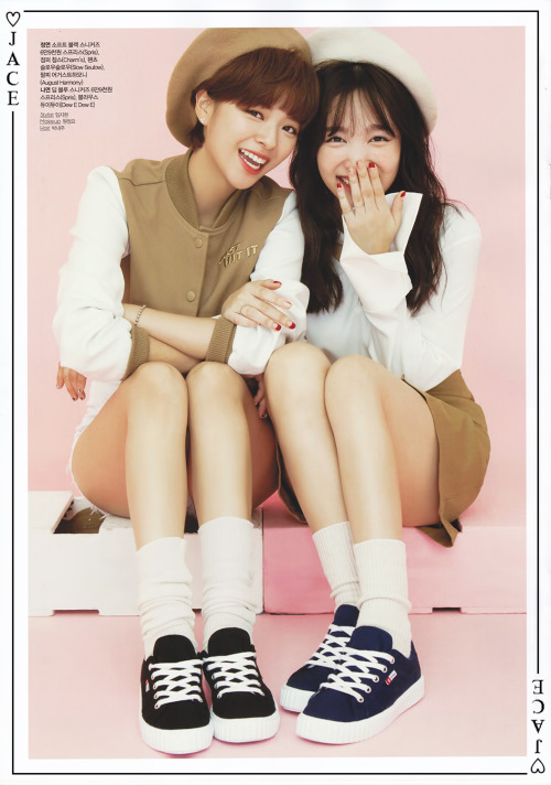 team-twice: TWICE Nayeon &amp; Jeongyeon in Ceci Sept. 2016: Let’s be TWICE Colorful 