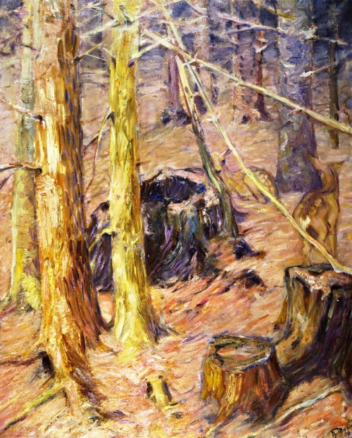 Sex Franz Marc (Munich 1880 - Verdun 1916); Forest pictures