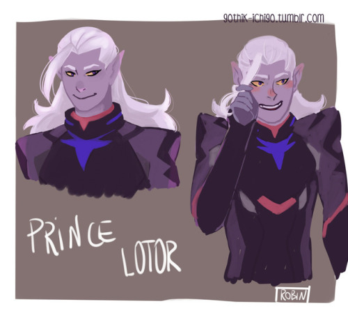 gothik-ichigo:Prince Lotor and his fabulous hair
