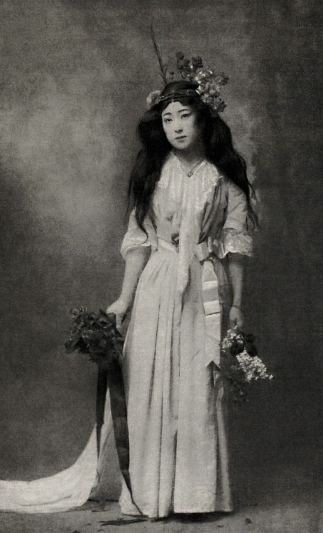 tunamayo:☽ Sada Yacco, 1904 ~SOURCE: vk.com/moonmotelvk.com/japanese.fashion 